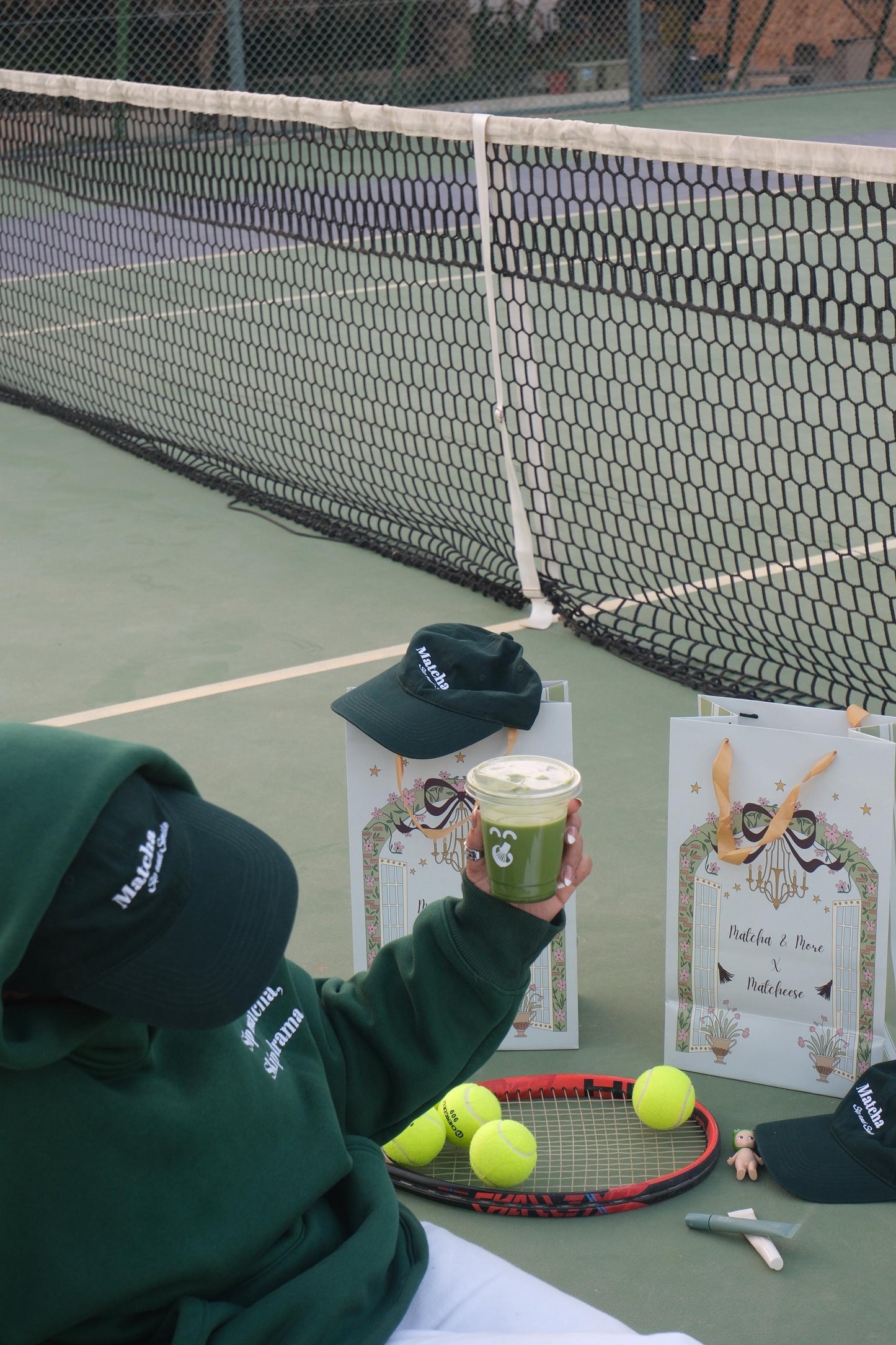 Matcha Winter Set (Hoodie & Cap)