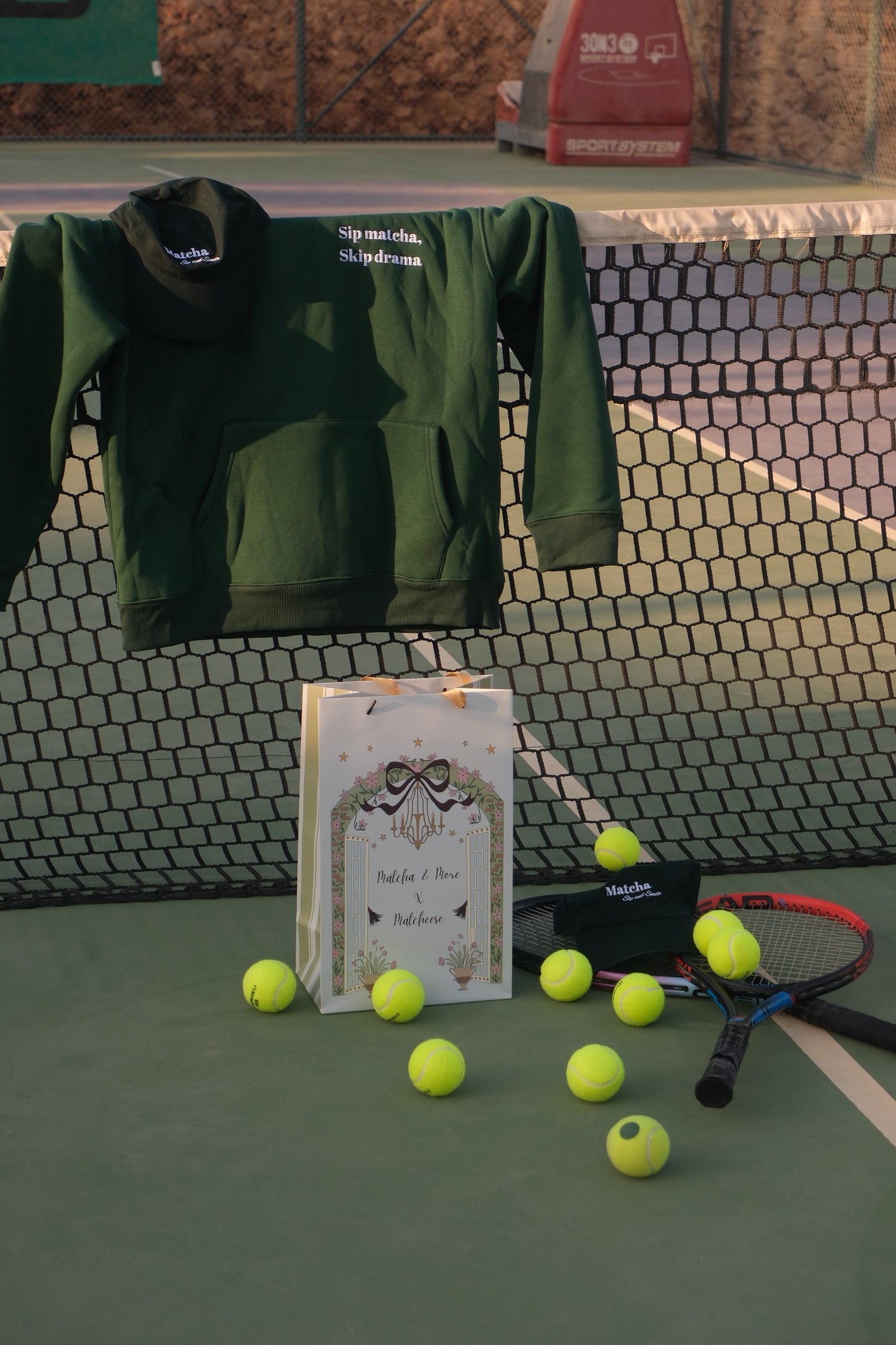 Matcha Winter Set (Hoodie & Cap)