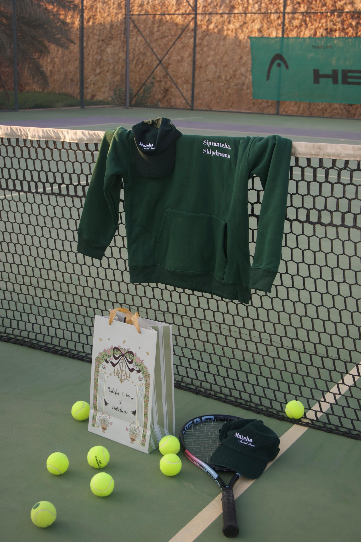 Matcha Winter Set (Hoodie & Cap)